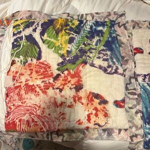 2 Anthropologie Euro shams